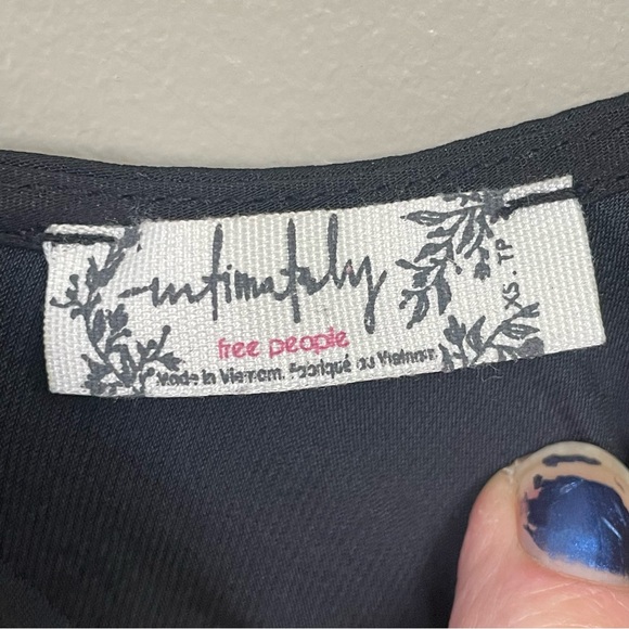 Free People Intimately Womens size XS Slip Dress black - Picture 3 of 10